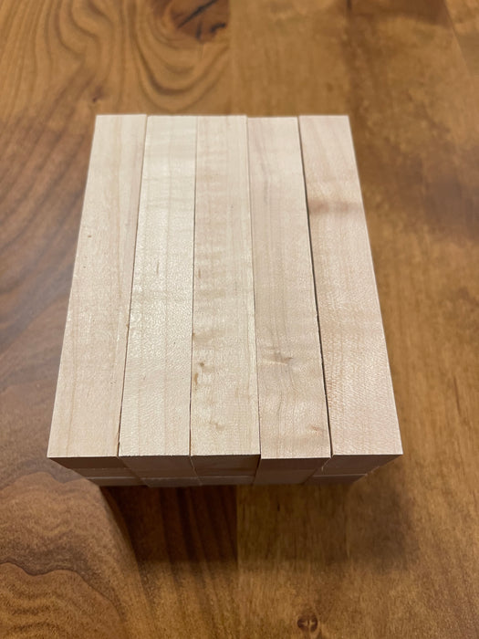 Curly Maple pen blanks