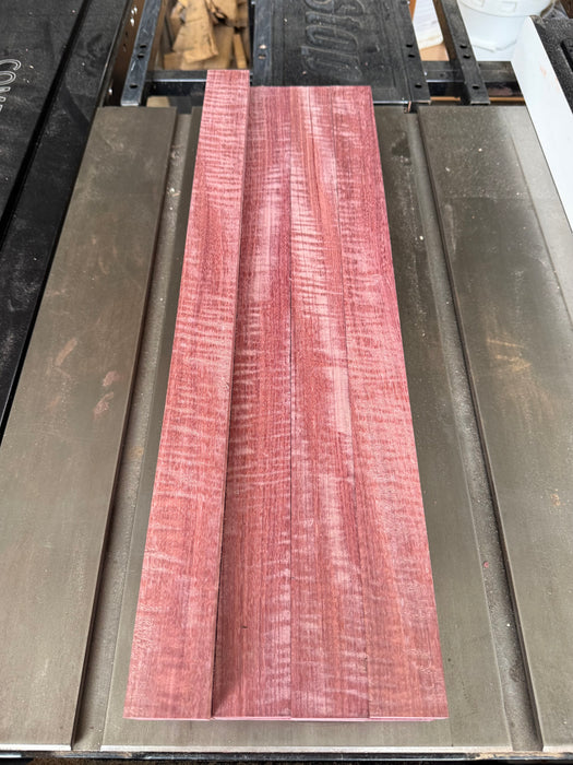 Curly Purple Heart Cutting Board Blanks