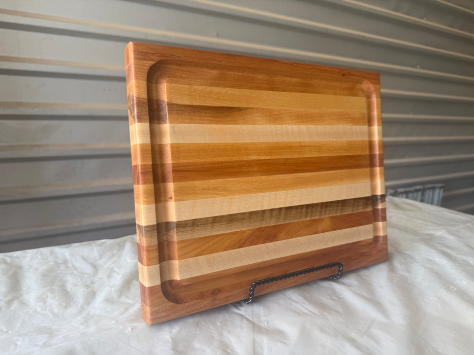 Rustic Mixed Species Edge Grain Cutting Boards
