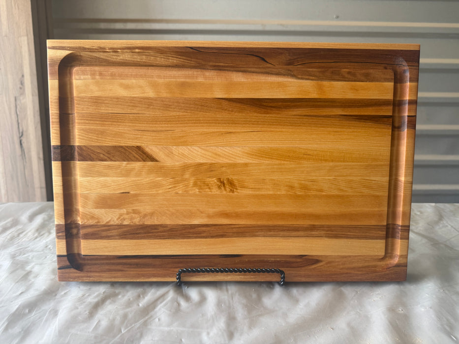 Rustic Mixed Species Edge Grain Cutting Boards