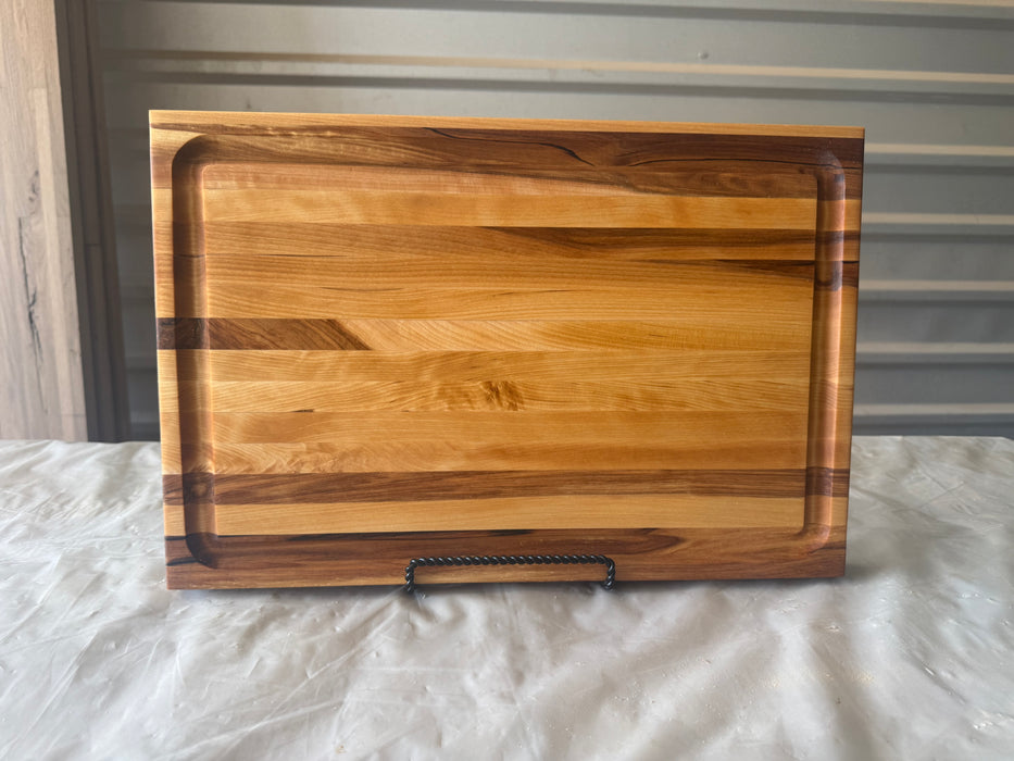 Rustic Mixed Species Edge Grain Cutting Boards