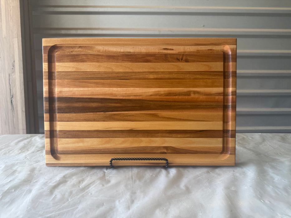 Rustic Mixed Species Edge Grain Cutting Boards