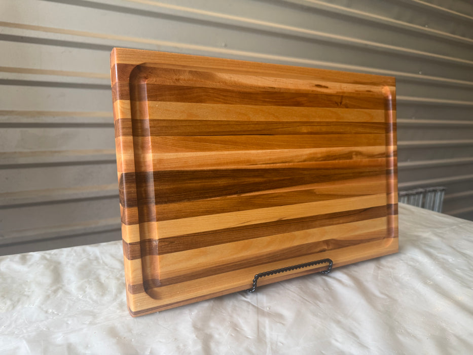 Rustic Mixed Species Edge Grain Cutting Boards