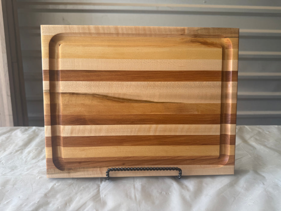 Rustic Mixed Species Edge Grain Cutting Boards