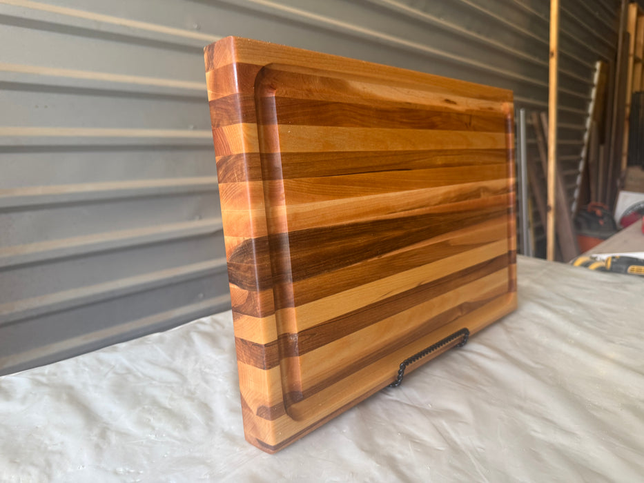Rustic Mixed Species Edge Grain Cutting Boards