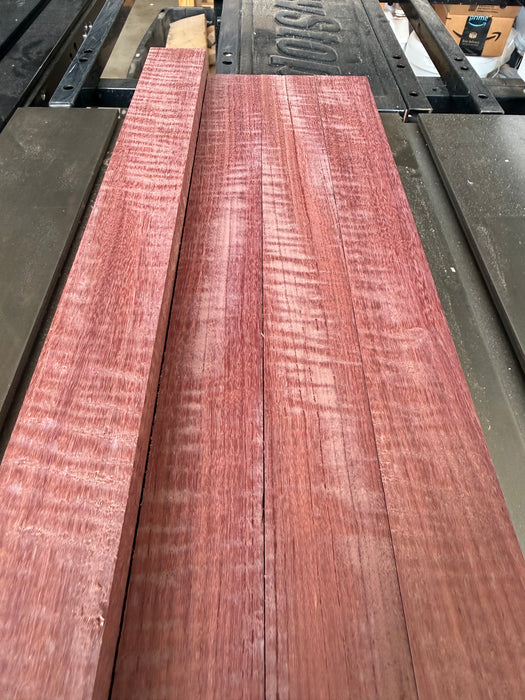 Curly Purple Heart Cutting Board Blanks