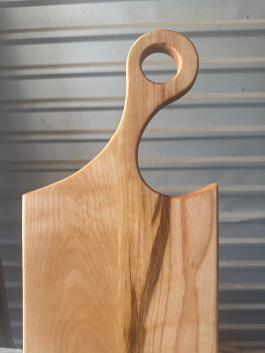 Rustic Hard Maple Serving Trays w/ Handles