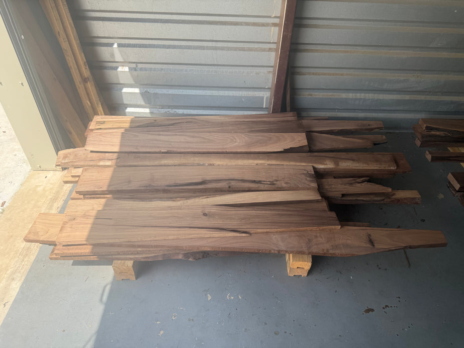 75BF 4/4 S2S Rustic Black Walnut Pack