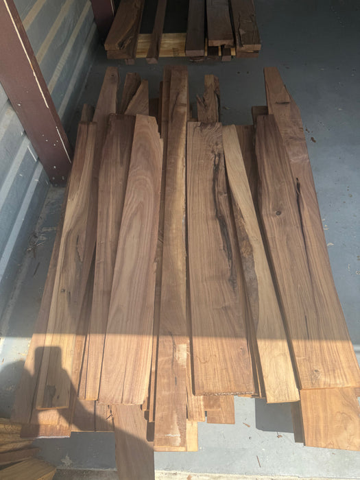75BF 4/4 S2S Rustic Black Walnut Pack