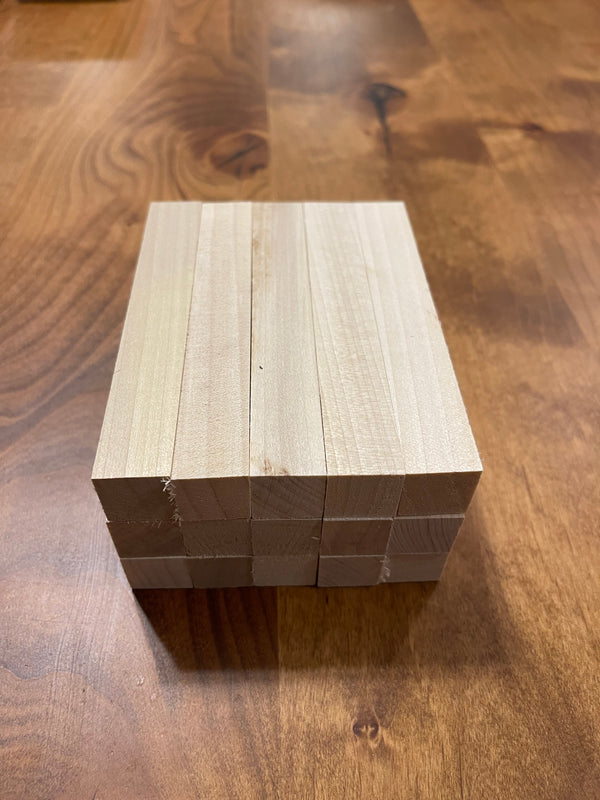 Hard White Maple Pen Blanks